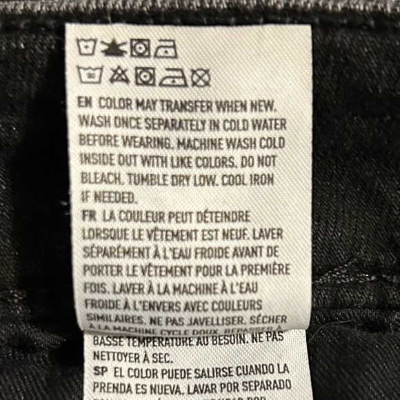 American Eagle Outfitters Distressed Black Denim Shorts Men's 31 Modern Utility - Picture 7 of 11